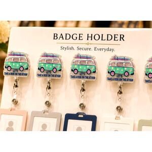 Retractable Badge Reel w/Alligator Clip Nurses / Doctors Ativan